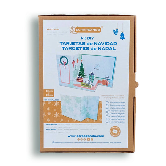 kit TARJETA NAVIDAD pop-up PAISAJE/ kit TARGETA NADAL pop-up PAISATGE ref. TARNAV_0005