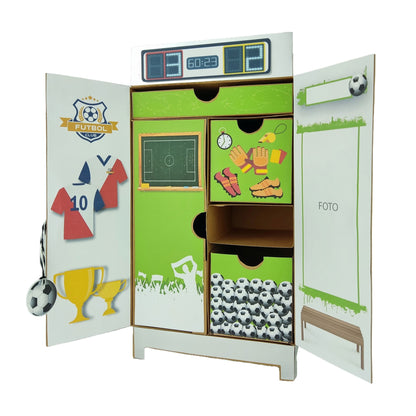 kit armario "Pasión por el fútbol" REF. ARMFUTB_0001_ESP en ESPAÑOL