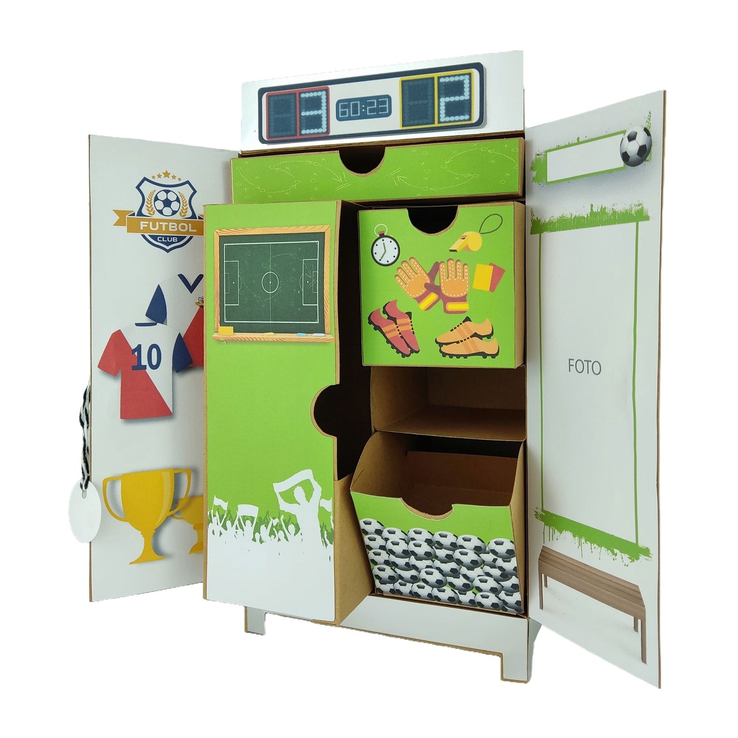 kit armario "Pasión por el fútbol" REF. ARMFUTB_0001_ESP en ESPAÑOL