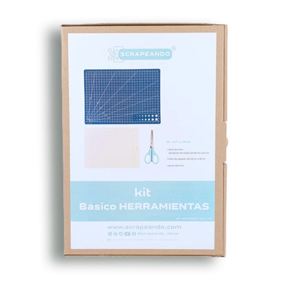 kit básico herramientas en azul