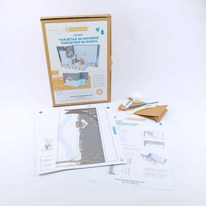 kit TARJETA NAVIDAD pop-up PAISAJE/ kit TARGETA NADAL pop-up PAISATGE  ref. TARNAV_0006