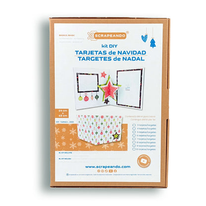 kit TARJETA NAVIDAD pop-up ESTRELLAS/ kit TARGETA NADAL pop-up ESTRELLES  ref. TARNAV_0001