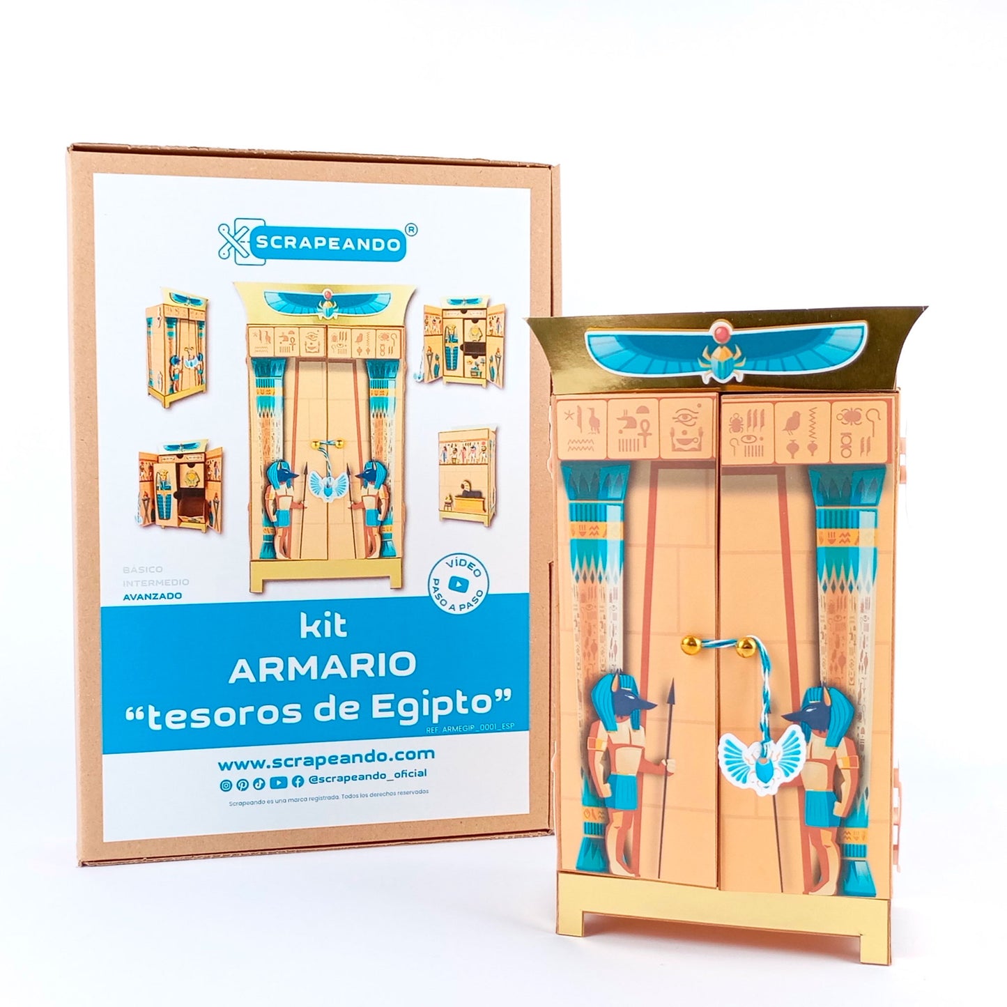 kit armario "Tesoros de Egipto"  REF. ARMEGIP_0001_ESP en ESPAÑOL