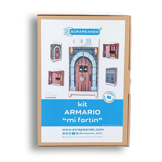 kit armario "mi fortín" REF. ARMFORTI_0001_ESP en ESPAÑOL