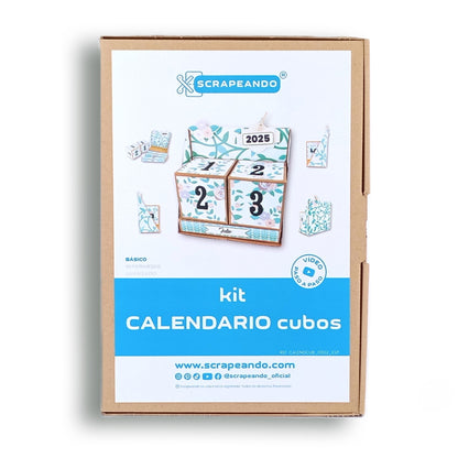 kit calendario CUBOS  ref. CALENDCUB_0002_ESP en ESPAÑOL