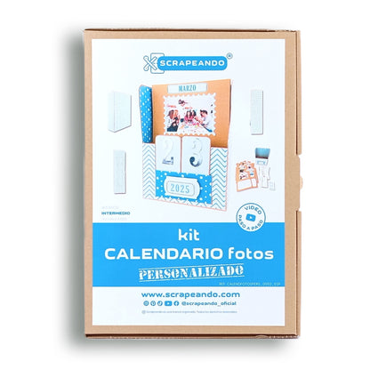 kit calendario de fotos PERSONALIZABLE  REF. CALENDFOTOPERS_0002_ESP en ESPAÑOL