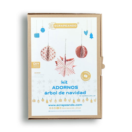 kit adorno navidad, kit manualidad, manualidades, manualidades con niños, manualidades con papel