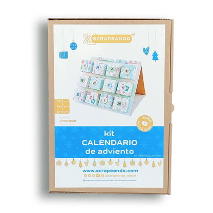 kit calendario de ADVIENTO ref. CALENDADV_0003_ESP en ESPAÑOL