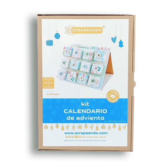 kit calendario de ADVIENTO ref. CALENDADV_0003_ESP en ESPAÑOL