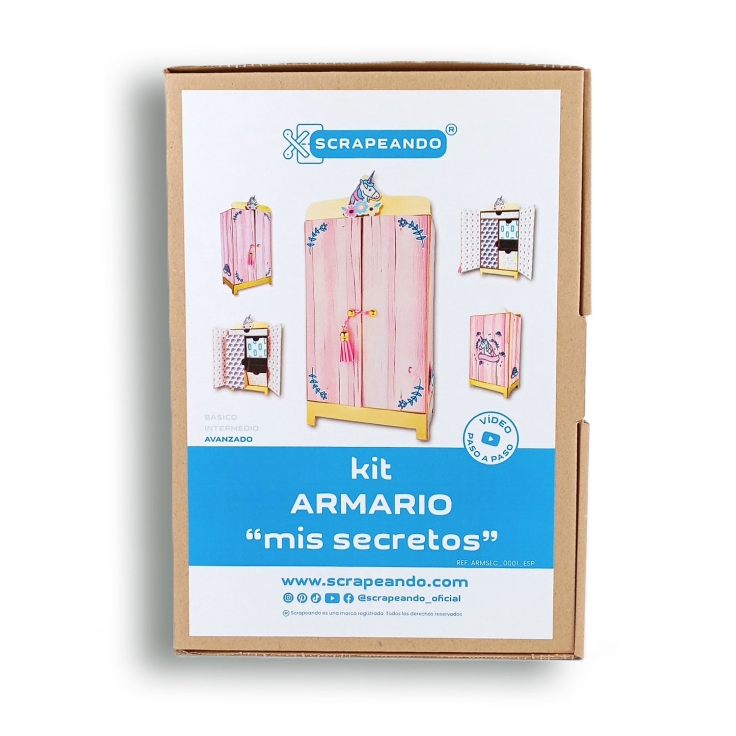 kit Armario "mis secretos"  REF. ARMSEC_0001_ESP en ESPAÑOL