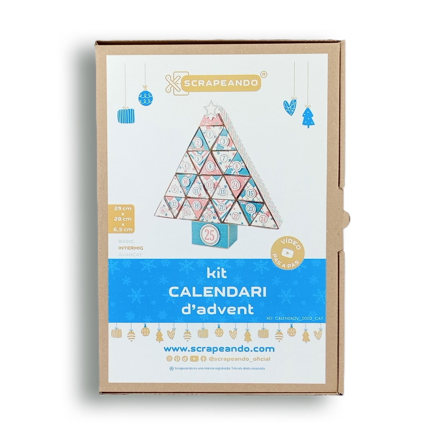 kit calendari d'Advent  ref. CALENDADV_0002_CAT en CATALÀ