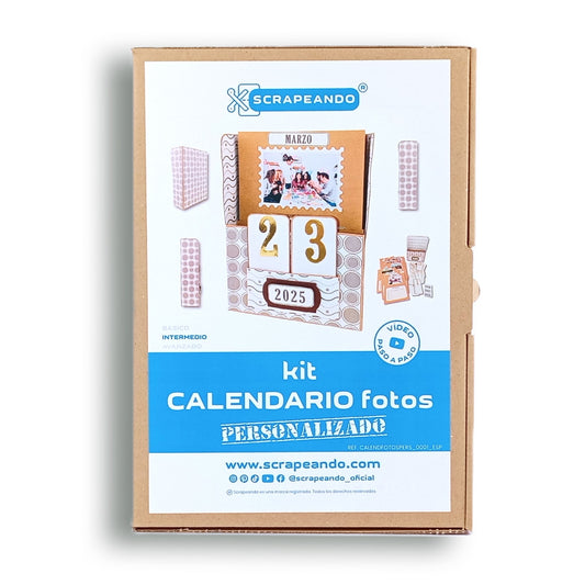 kit calendario de fotos PERSONALIZADO REF. CALENDFOTOPERS_0001_ESP en ESPAÑOL