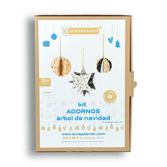 kit adornos árbol de Navidad   ref. ADARBNAV_0002_ESP en ESPAÑOL