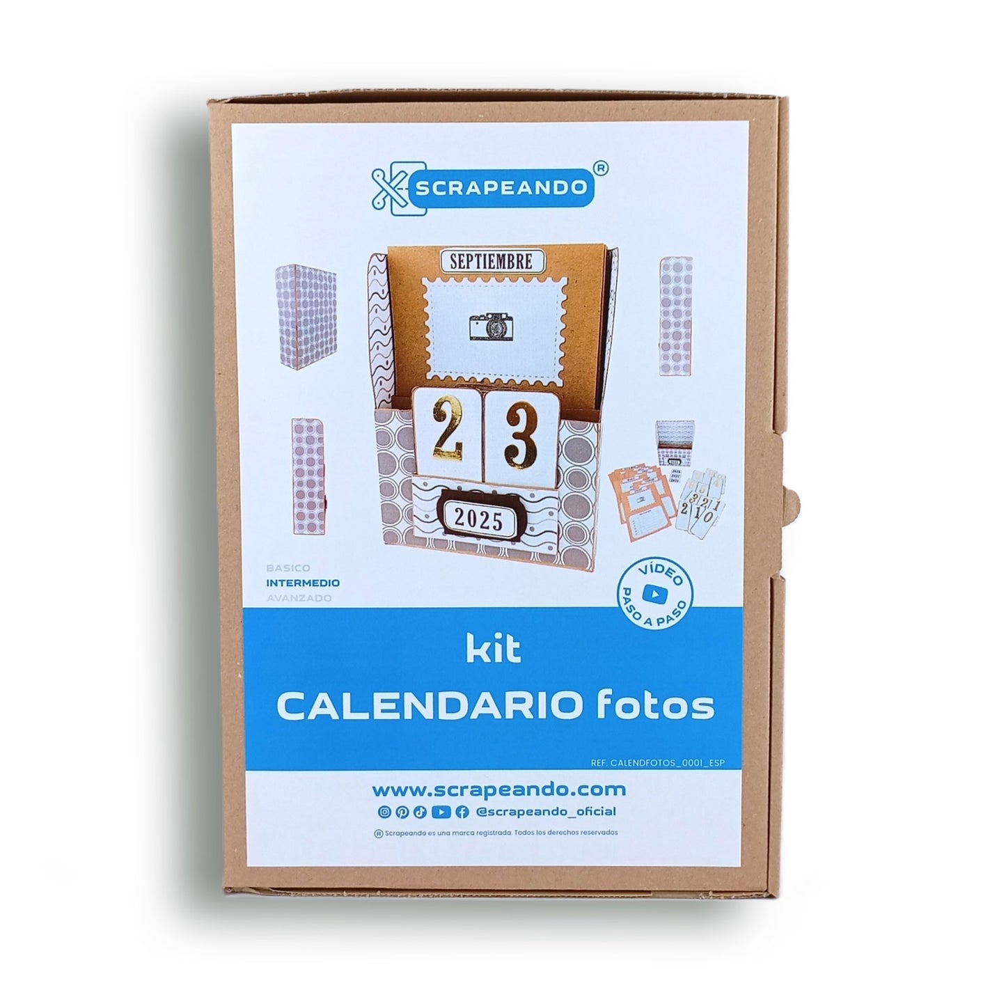 kit calendario fotos REF. CALENDFOTOS_0001_ESP en ESPAÑOL