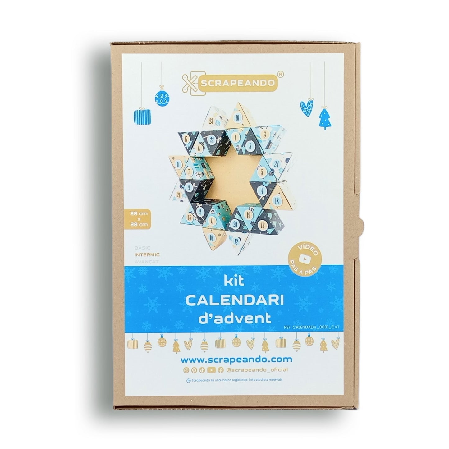 kit calendari d'Advent  ref. CALENDADV_0001_CAT en CATALÀ