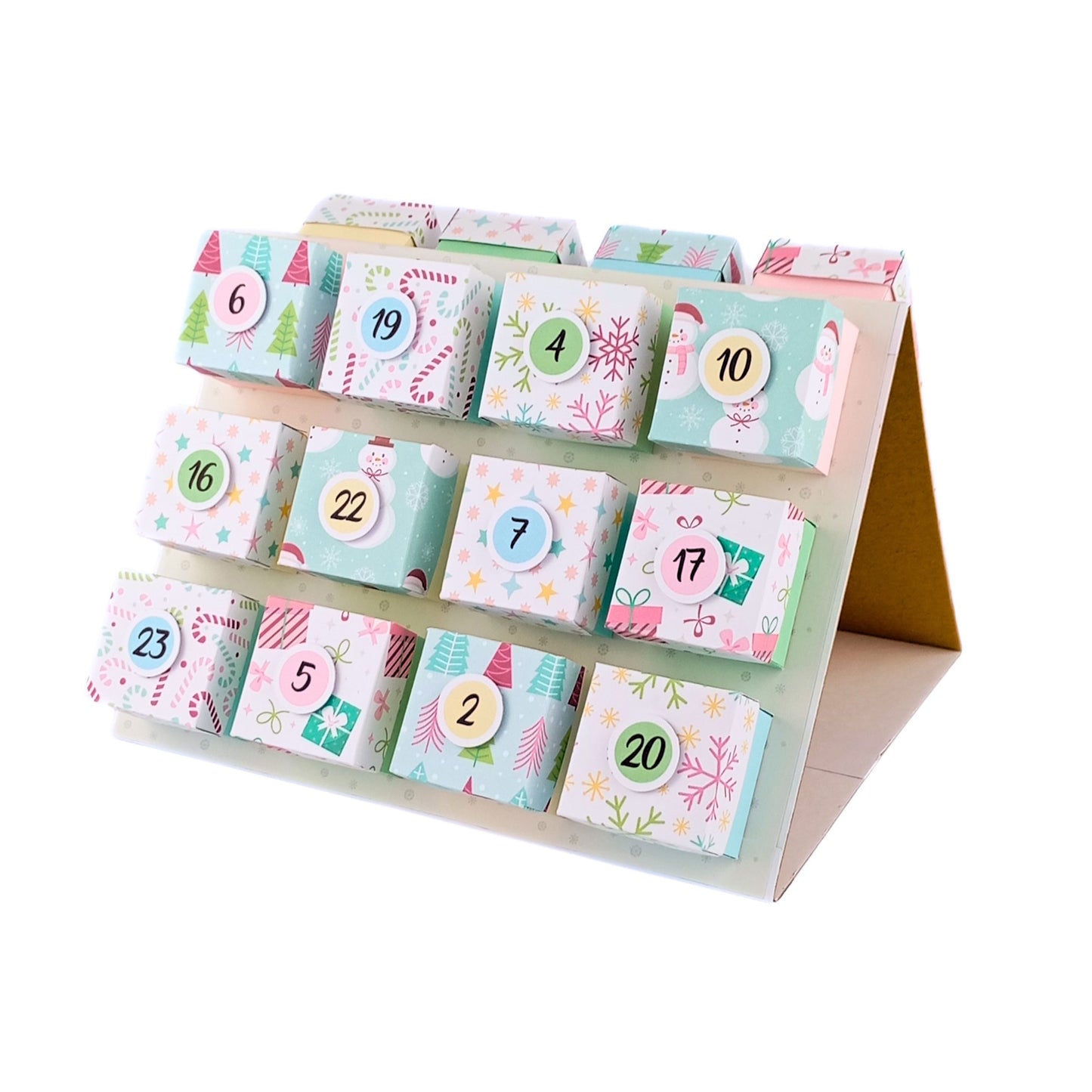 kit calendario de ADVIENTO ref. CALENDADV_0003_ESP en ESPAÑOL