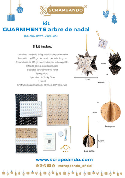 kit guarniments arbre de Nadal   ref. ADARBNAV_0002_CAT en CATALÀ