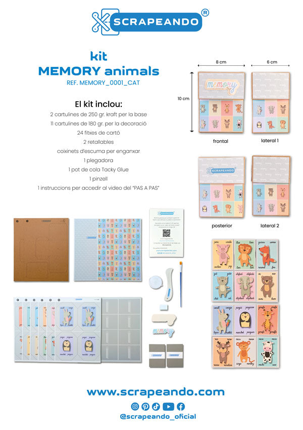 kit memory animals  ref. MEMORY_0001_CAT en CATALÀ