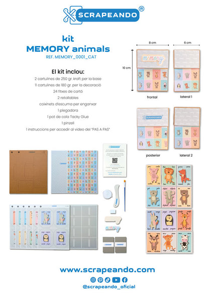 kit memory animals  ref. MEMORY_0001_CAT en CATALÀ