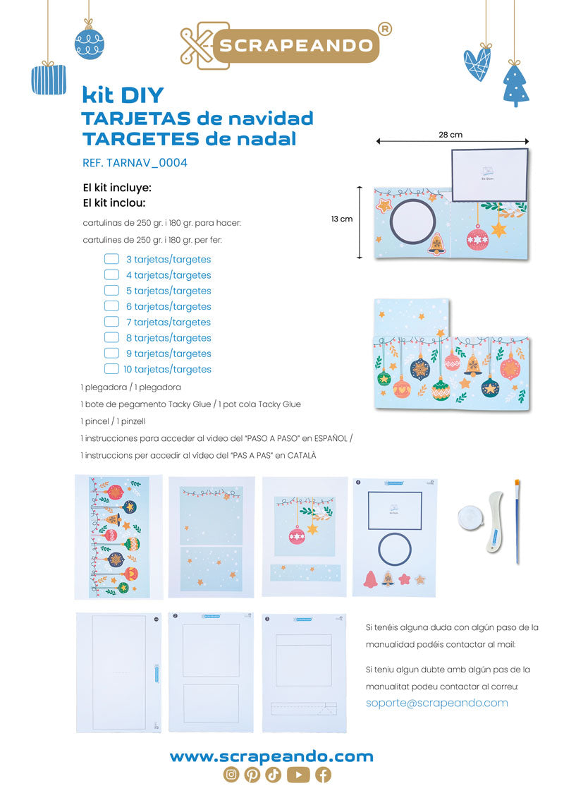 kit TARJETA NAVIDAD pop-up FOTO/ kit TARGETA NADAL pop-up FOTO  ref. TARNAV_0004