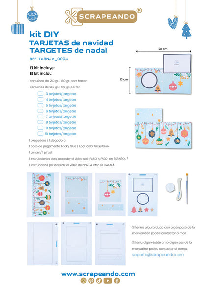 kit TARJETA NAVIDAD pop-up FOTO/ kit TARGETA NADAL pop-up FOTO  ref. TARNAV_0004