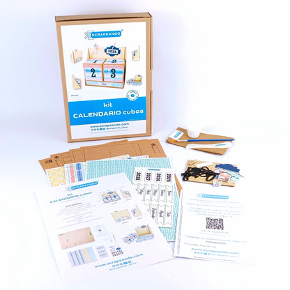 kit calendario CUBOS ref. CALENDCUB_0001_ESP en ESPAÑOL