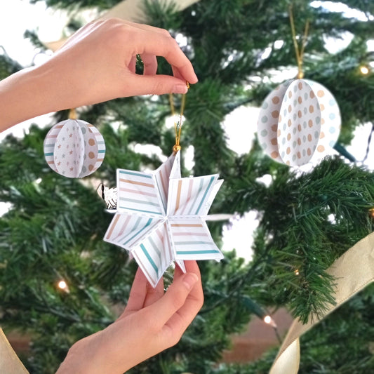 kit Adornos  árbol de Navidad  REF. ADARBNAV_0001_ESP en ESPAÑOL