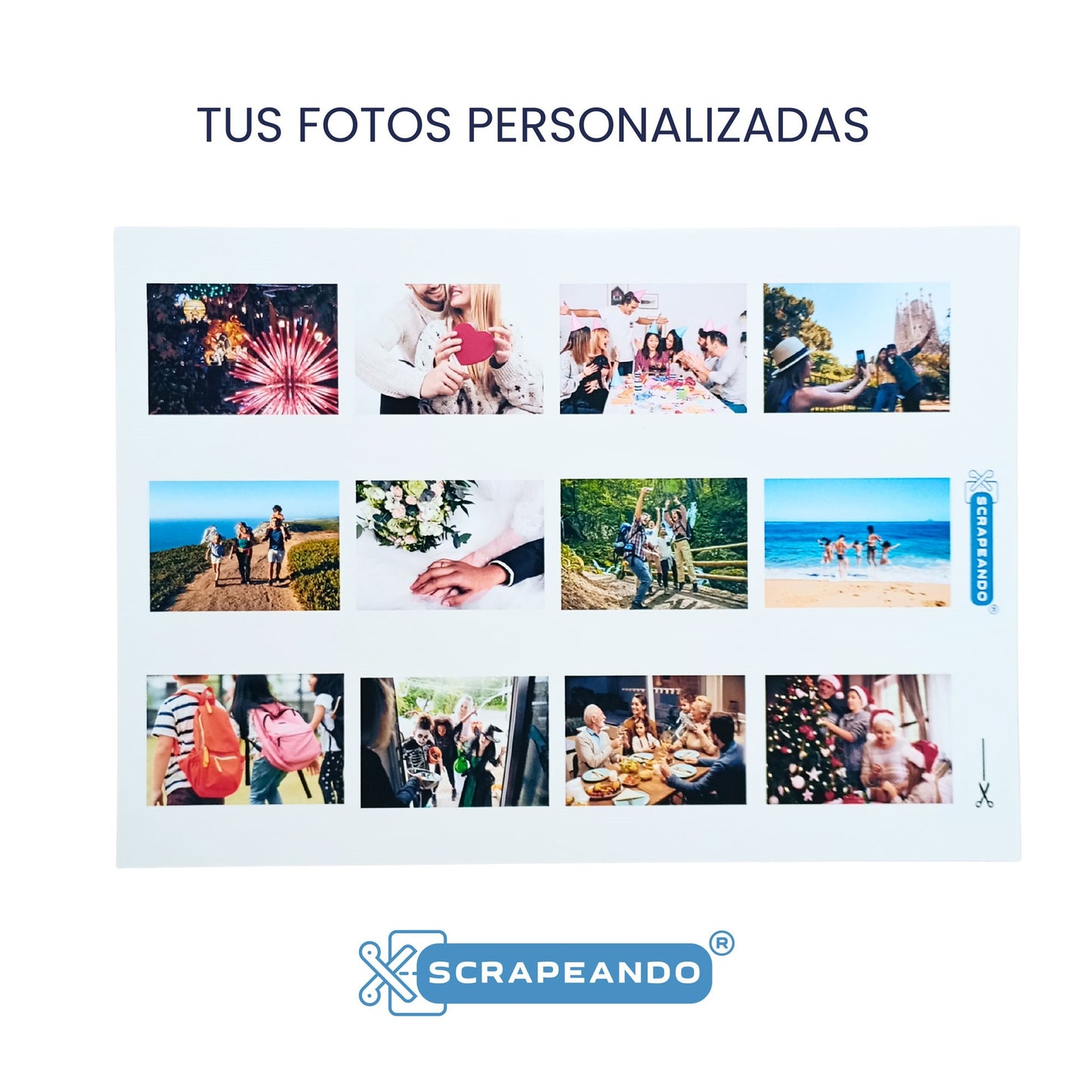 kit calendario de fotos PERSONALIZADO REF. CALENDFOTOPERS_0001_ESP en ESPAÑOL