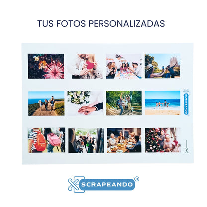 kit calendario de fotos PERSONALIZABLE  REF. CALENDFOTOPERS_0001_ESP en ESPAÑOL