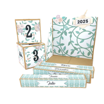 kit calendario CUBOS  ref. CALENDCUB_0002_ESP en ESPAÑOL