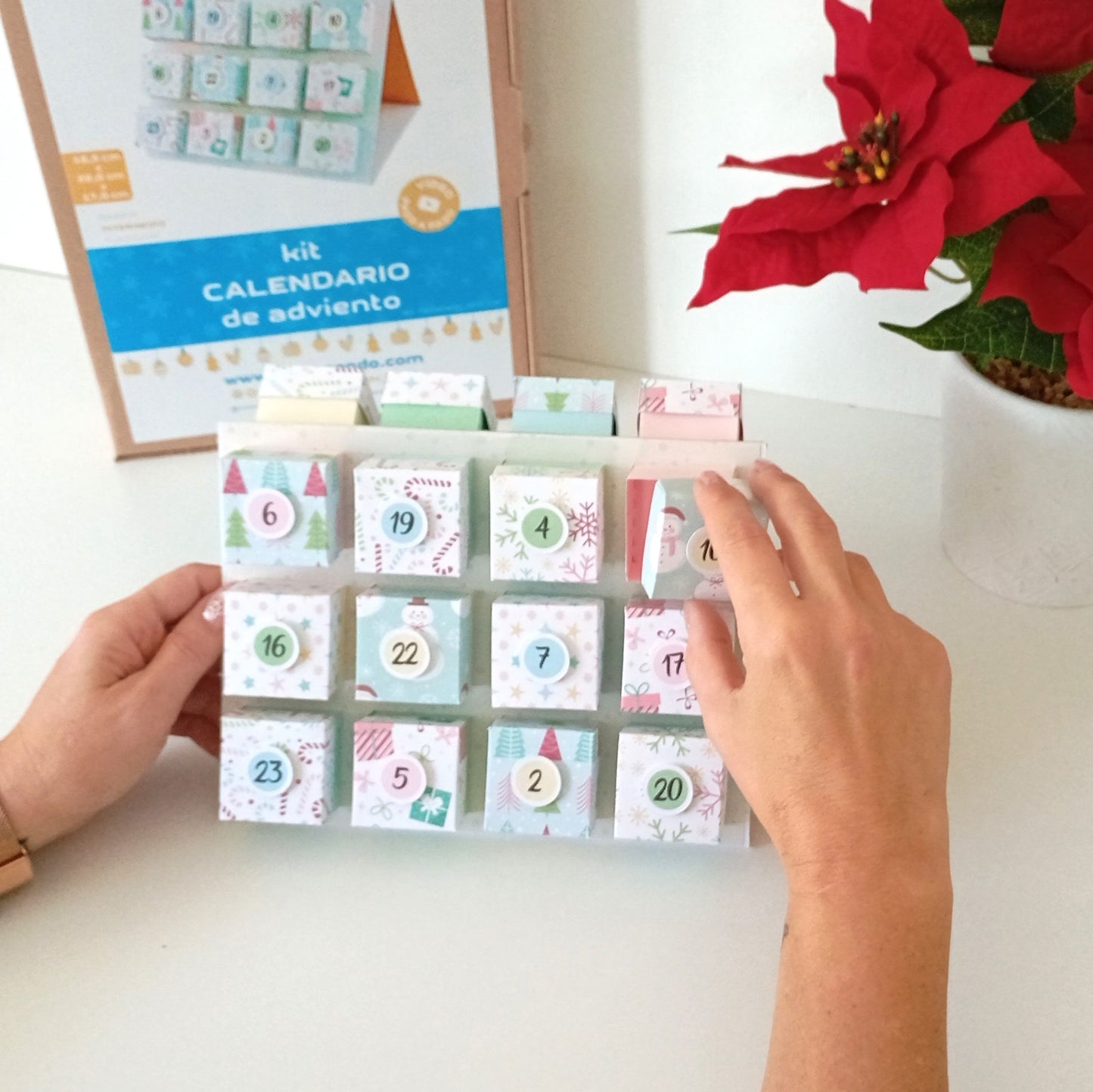 kit calendario de ADVIENTO ref. CALENDADV_0003_ESP en ESPAÑOL