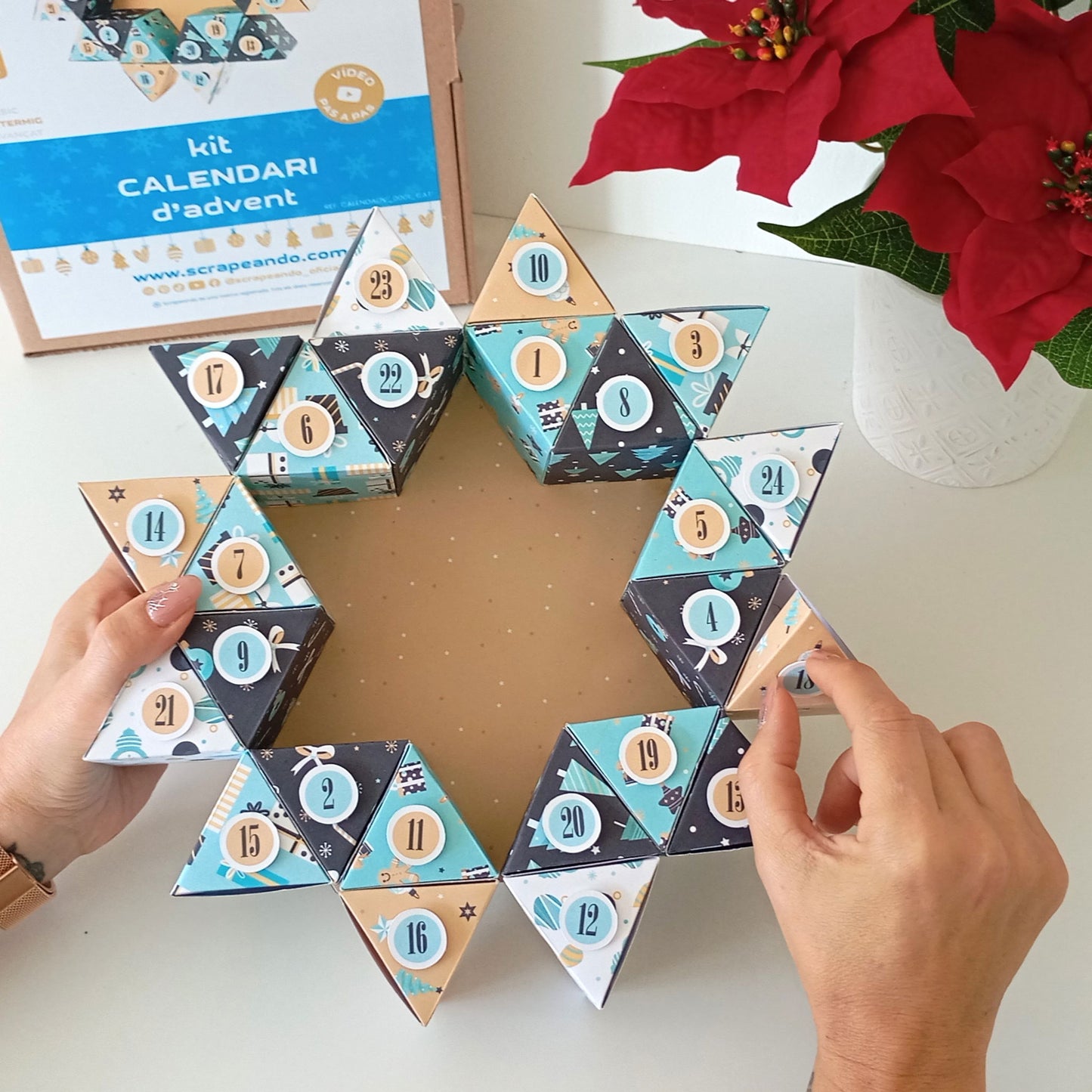 kit calendari d'Advent  ref. CALENDADV_0001_CAT en CATALÀ