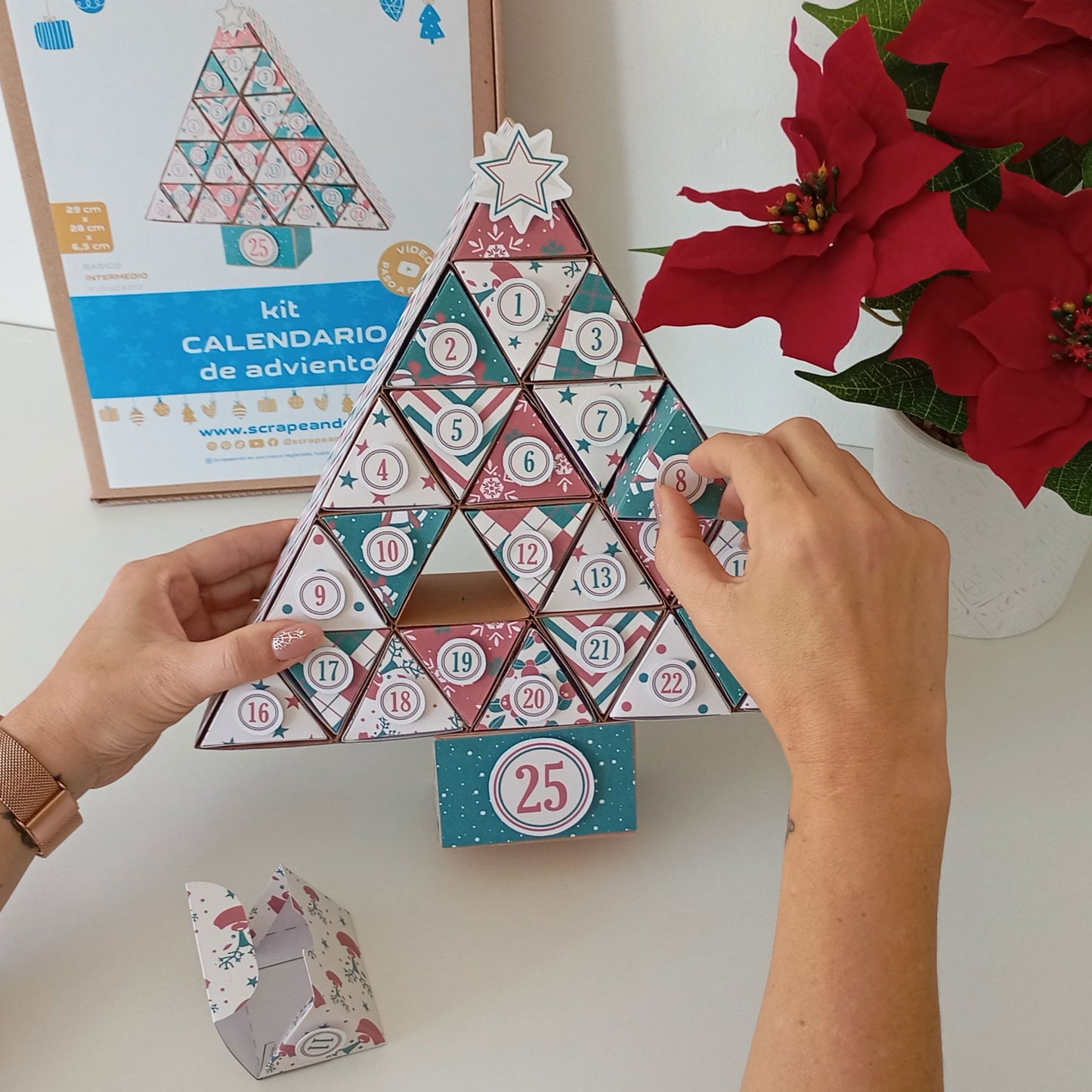 kit calendario de Adviento  ref. CALENDADV_0002_ESP en ESPAÑOL