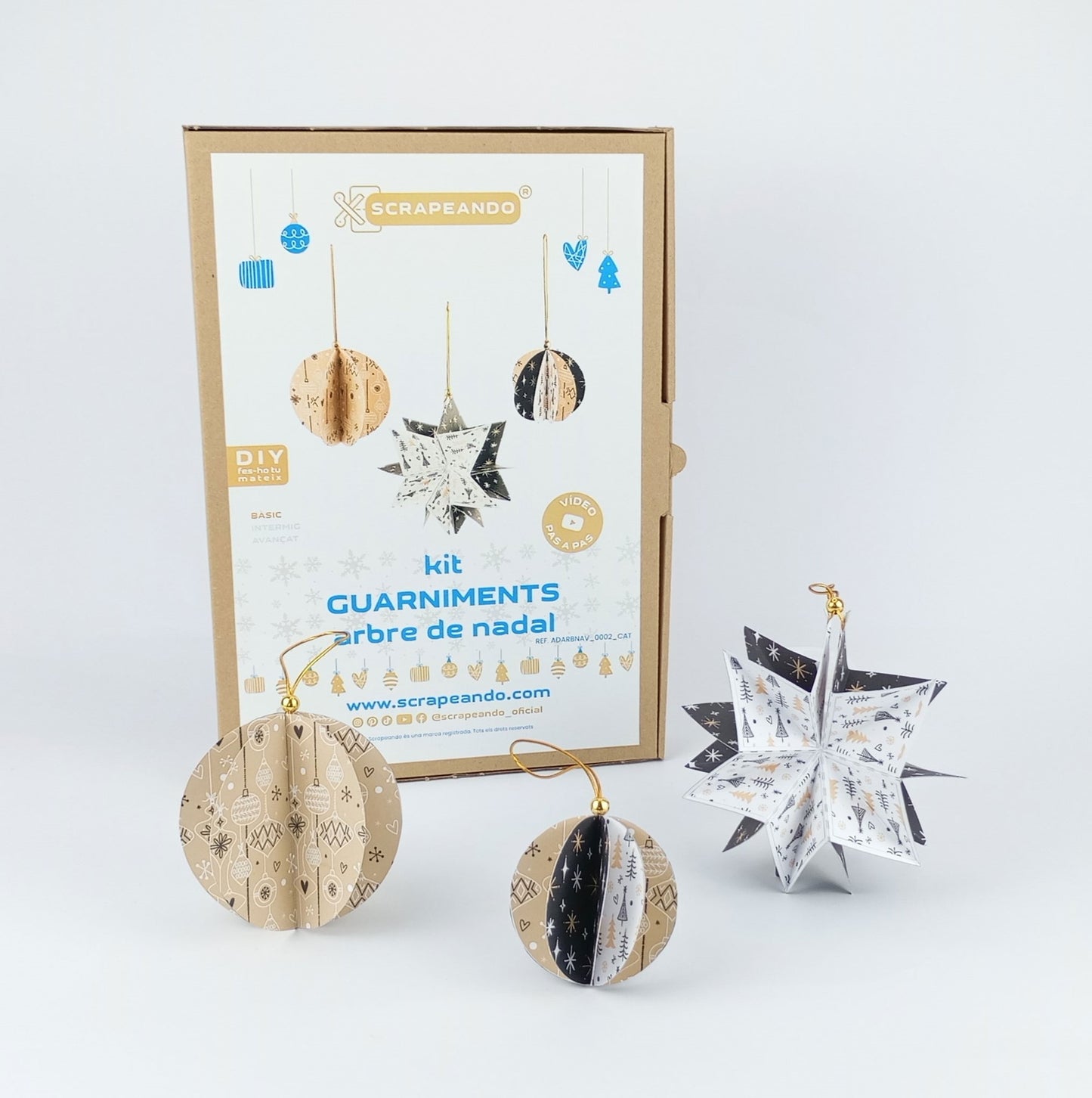 kit guarniments arbre de Nadal   ref. ADARBNAV_0002_CAT en CATALÀ