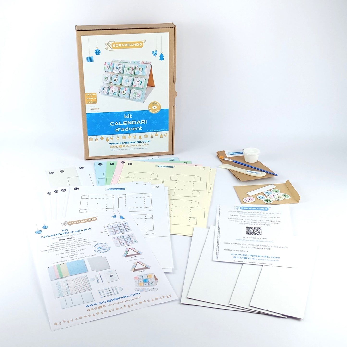 kit calendari d'Advent  ref. CALENDADV_0003_CAT en CATALÀ