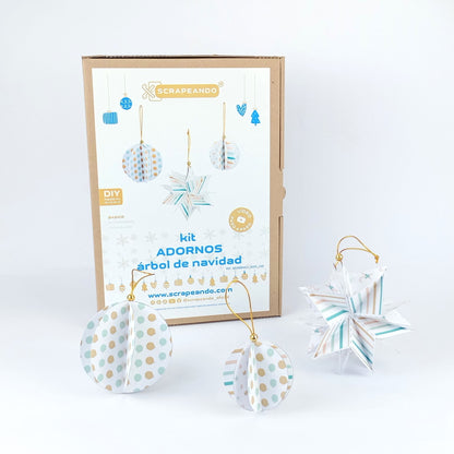 kit Adornos  árbol de Navidad  REF. ADARBNAV_0001_ESP en ESPAÑOL
