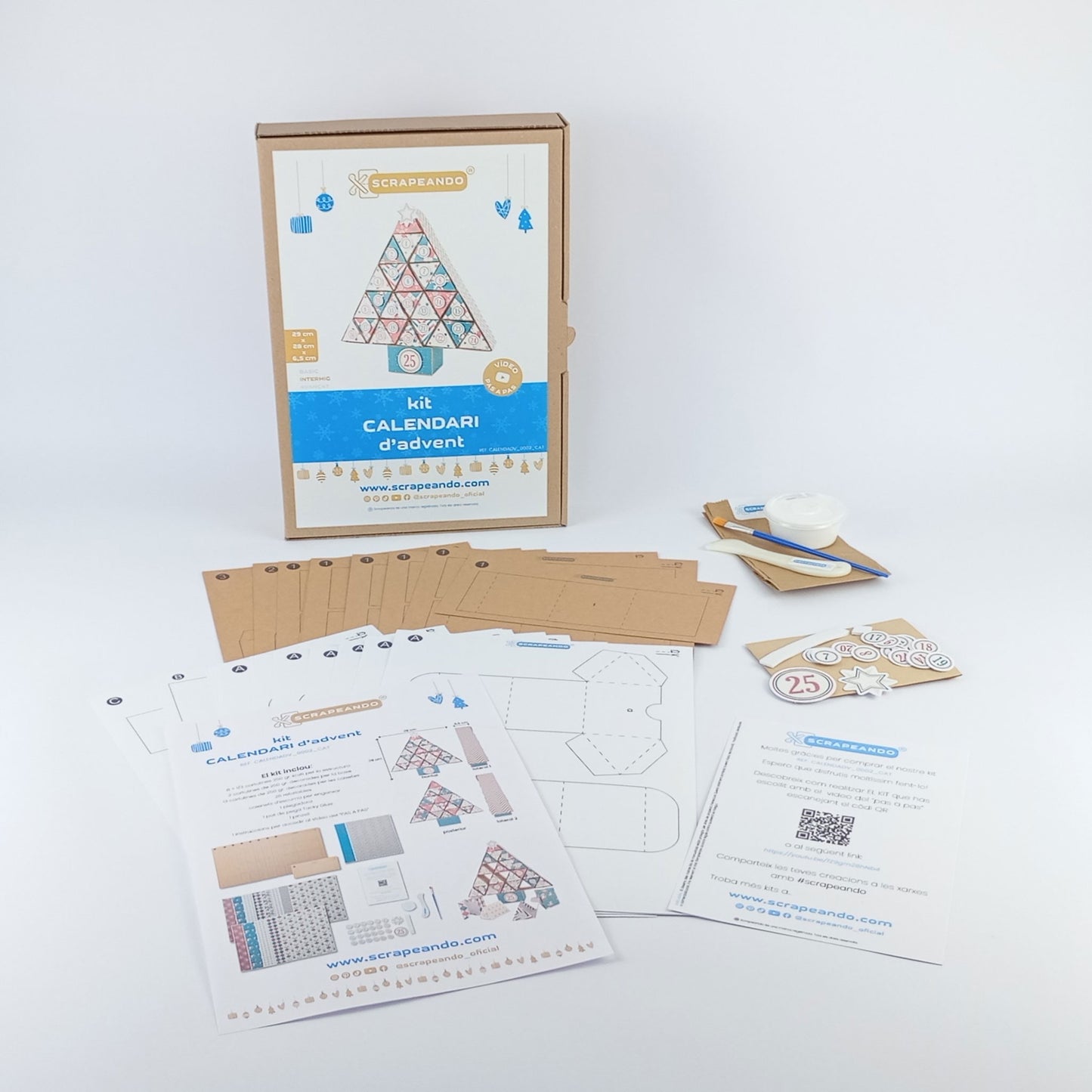 kit calendari d'Advent  ref. CALENDADV_0002_CAT en CATALÀ