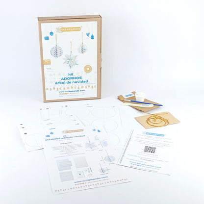 kit Adornos  árbol de Navidad  REF. ADARBNAV_0001_ESP en ESPAÑOL