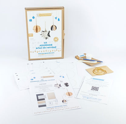 kit adornos árbol de Navidad   ref. ADARBNAV_0002_ESP en ESPAÑOL