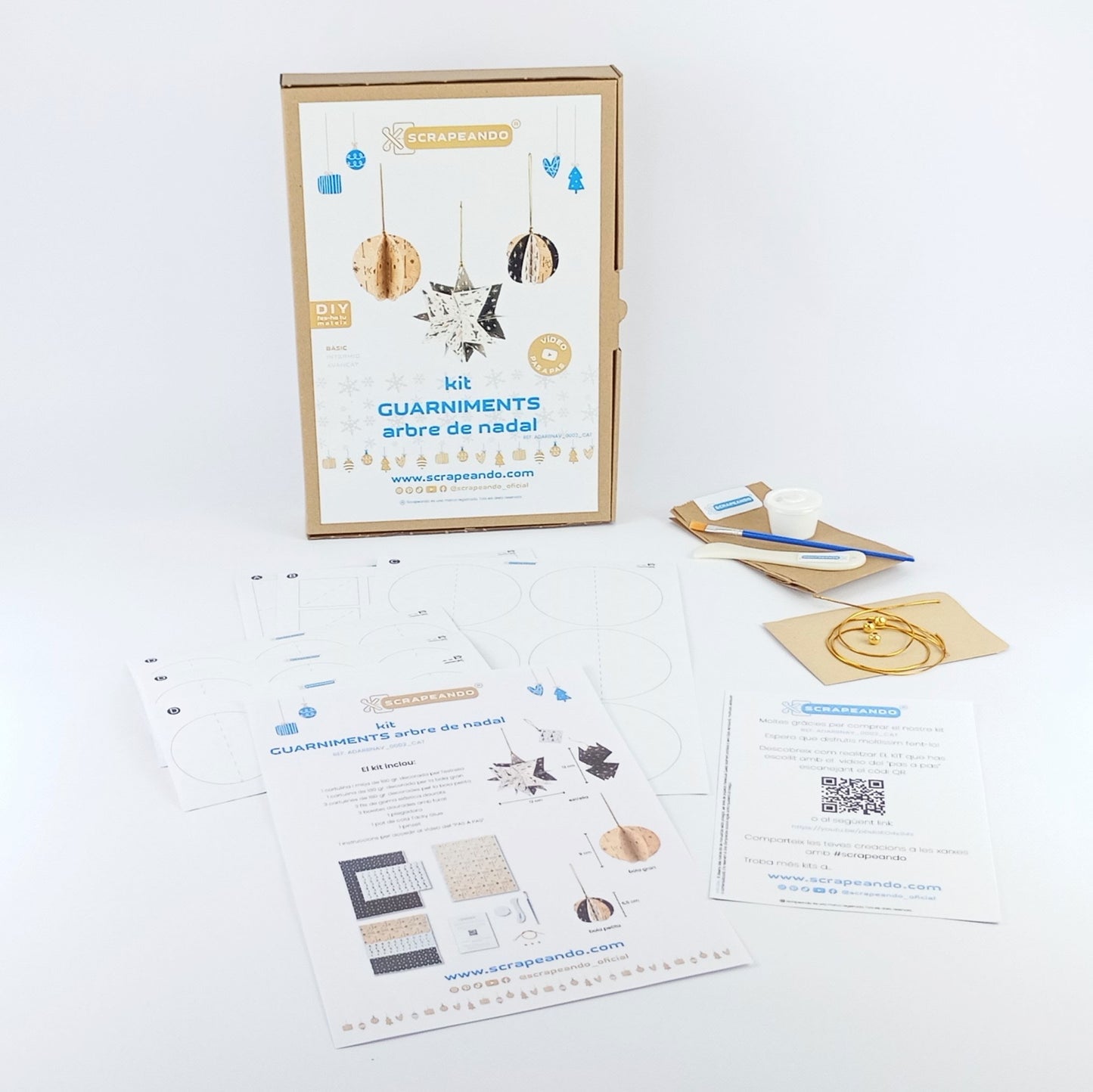 kit guarniments arbre de Nadal   ref. ADARBNAV_0002_CAT en CATALÀ