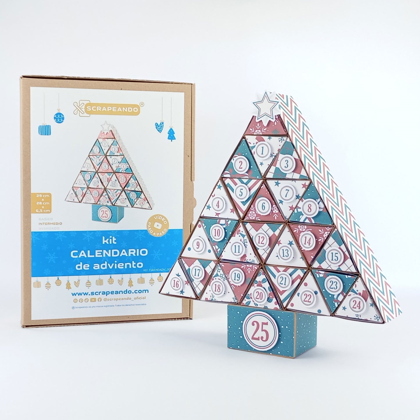 kit calendario de Adviento  ref. CALENDADV_0002_ESP en ESPAÑOL
