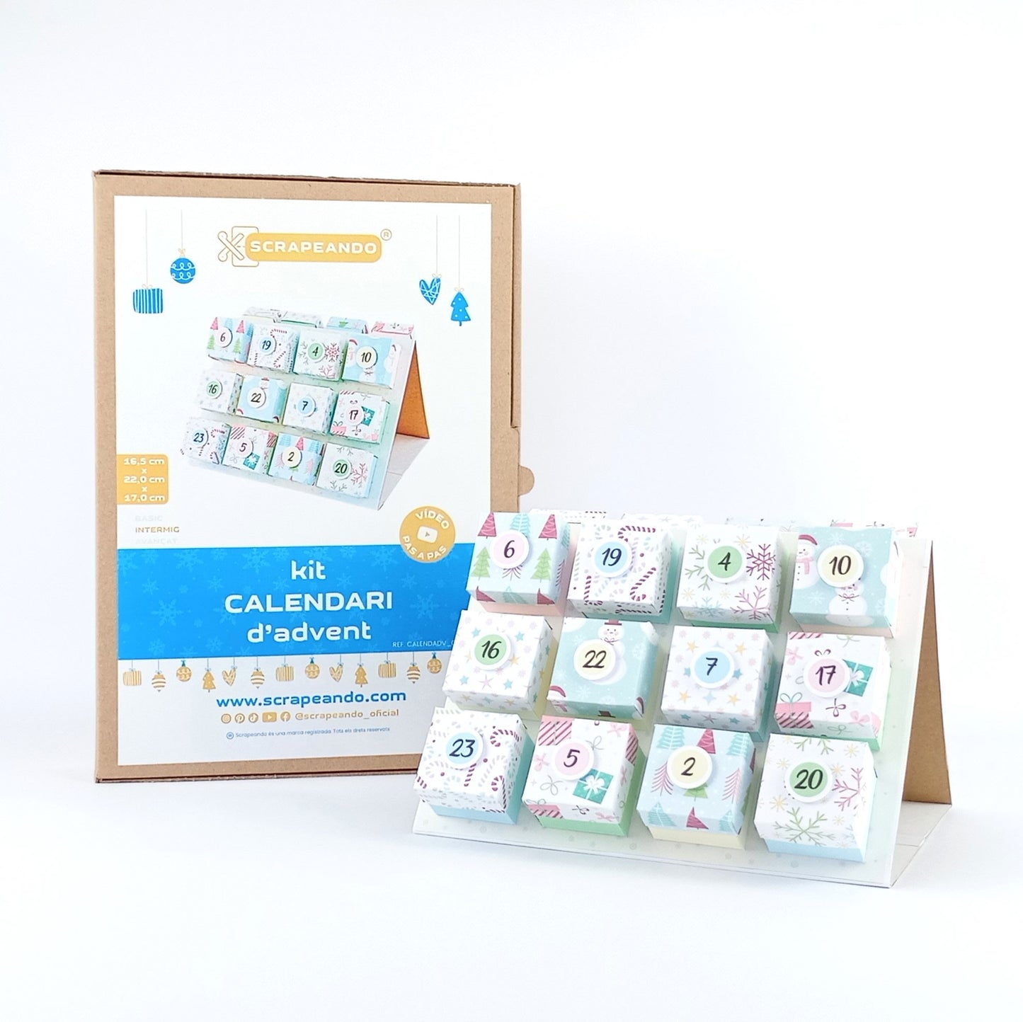 kit calendari d'Advent  ref. CALENDADV_0003_CAT en CATALÀ