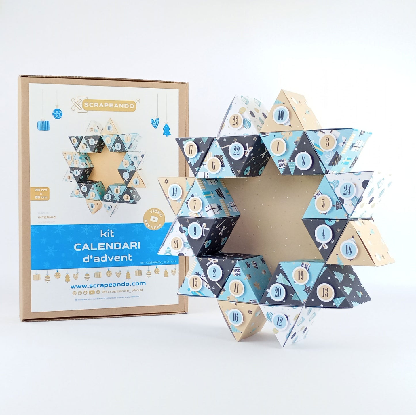 kit calendari d'Advent  ref. CALENDADV_0001_CAT en CATALÀ
