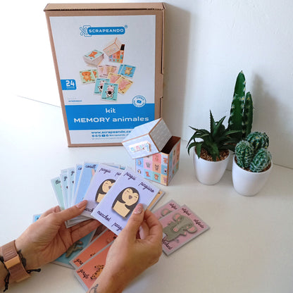 kit Memory ANIMALES  ref. MEMORY_0001_ESP en ESPAÑOL