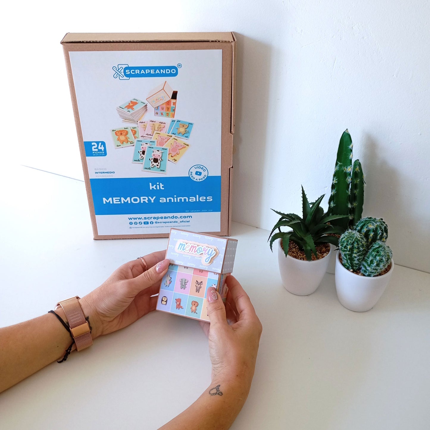 kit Memory ANIMALES  ref. MEMORY_0001_ESP en ESPAÑOL