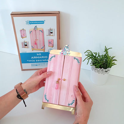 kit Armario "mis secretos"  REF. ARMSEC_0001_ESP en ESPAÑOL