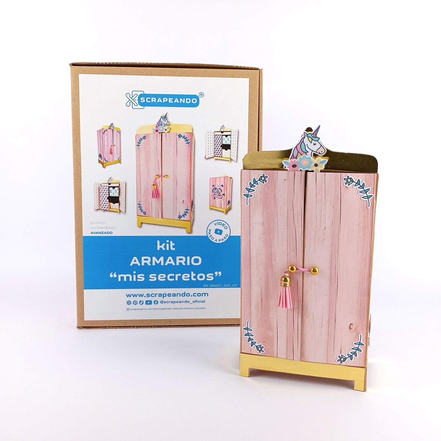 kit Armario "mis secretos"  REF. ARMSEC_0001_ESP en ESPAÑOL