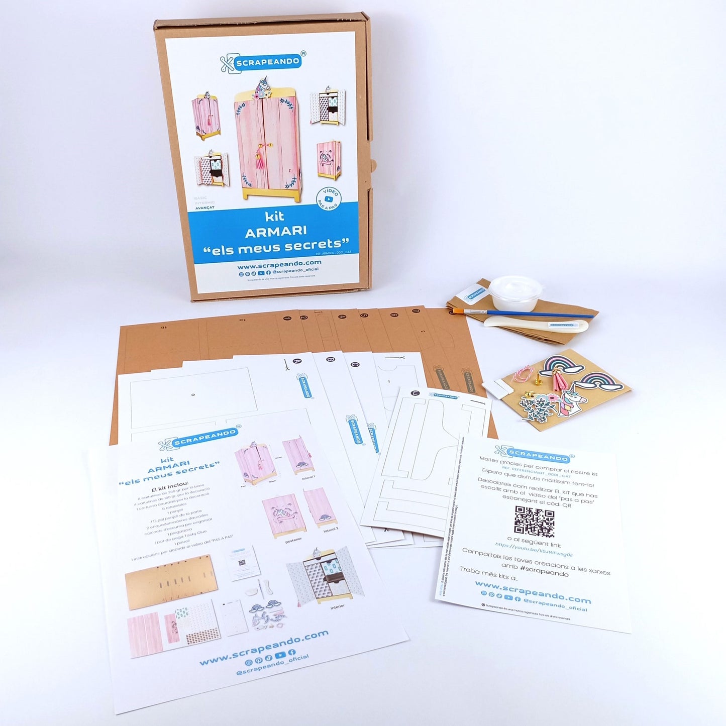 kit armari "els meus secrets" REF. ARMSEC_0001_CAT en CATALÀ