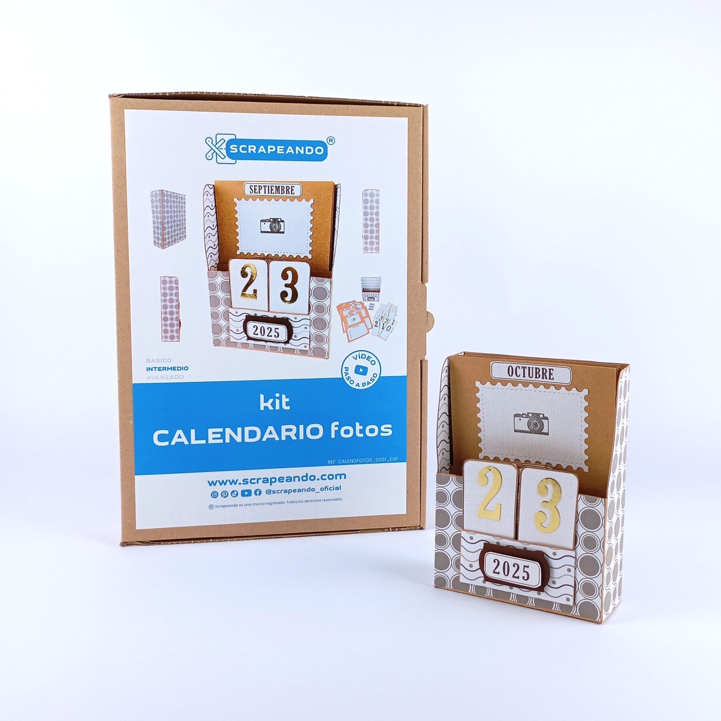 kit calendario fotos REF. CALENDFOTOS_0001_ESP en ESPAÑOL