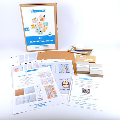 kit Memory ANIMALES  ref. MEMORY_0001_ESP en ESPAÑOL